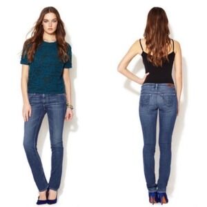 AG Adriano Goldschmied Premiere Jeans Distressed Blue Denim Size‎ 30R